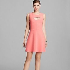 French Connection Coral Fit and Flare Dress